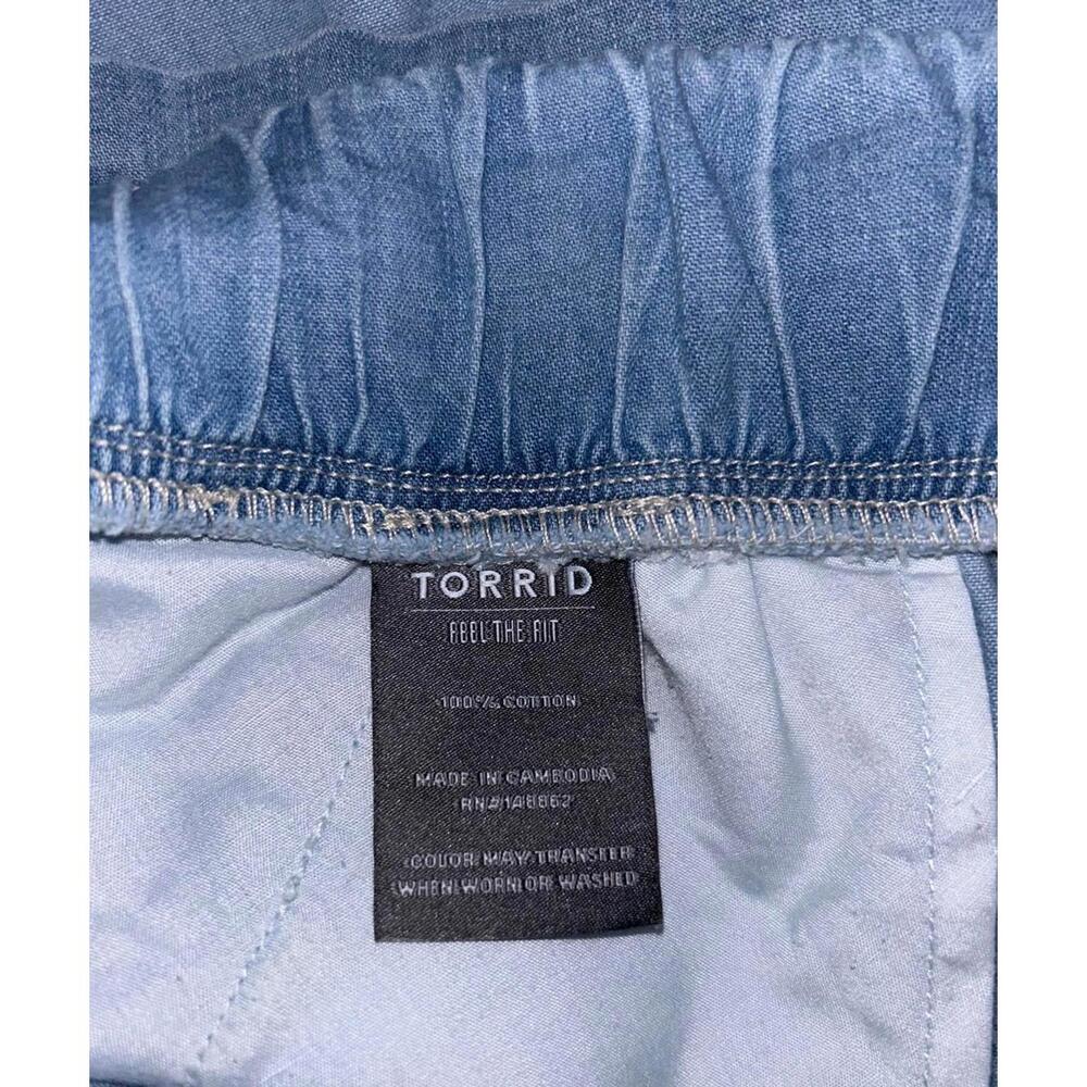 Torrid Shorts Pull On Elastic Waist Sz 1 - Picture 4 of 4